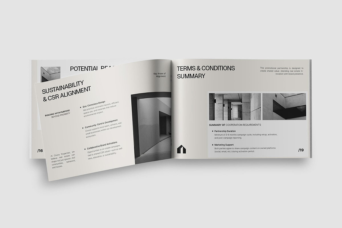 Project Business Proposal Template, a Brochure Template by TMint Play (Photo 3 of 8)