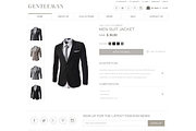 Gentleman E-Commerce Website, a Websites & App Template by Loone Designs (Thumbnail 4 of 4)