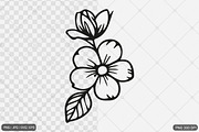 Floral Design SVG PNG Bundle, an Illustration by Actual Pixel (Thumbnail 13 of 22)