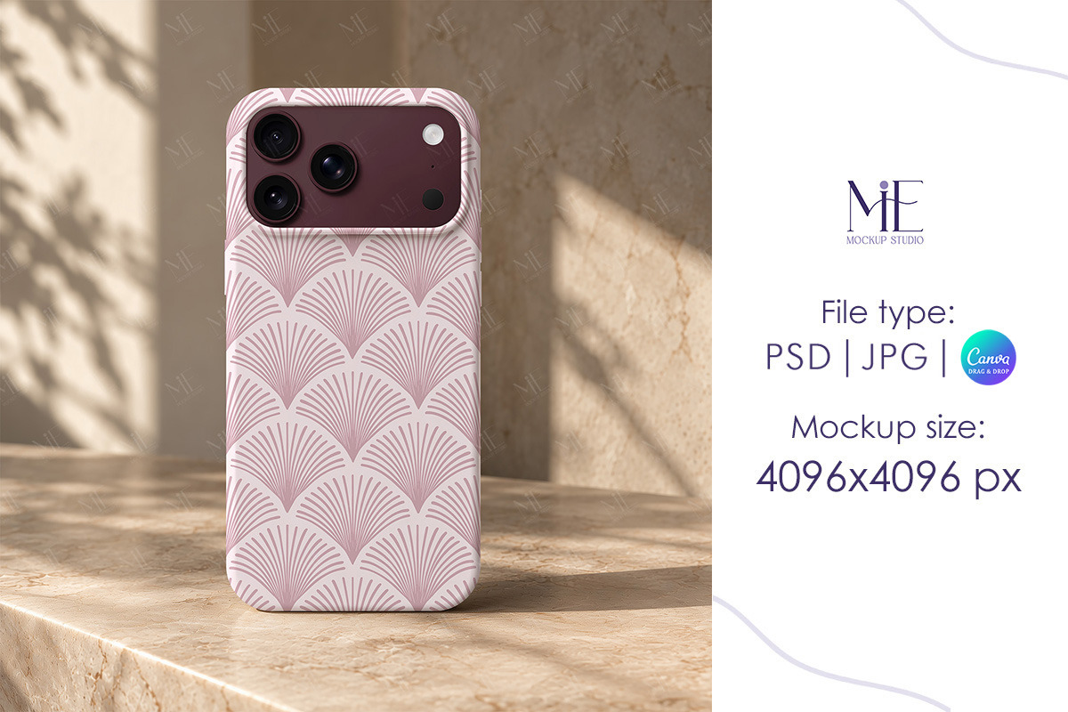 iPhone 18 Case Mockup, an iPhone Mockup by Mie Mockup Studio (Photo 4 of 8)