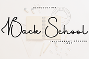 Back School, a Handwritten Font by InermediaSTUDIO (Thumbnail 1 of 8)