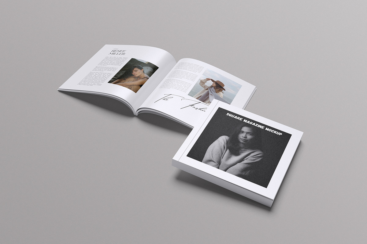 High-Quality Square Book Mockup, a Books & Magazine Mockup by swsi-studio (Photo 4 of 7)