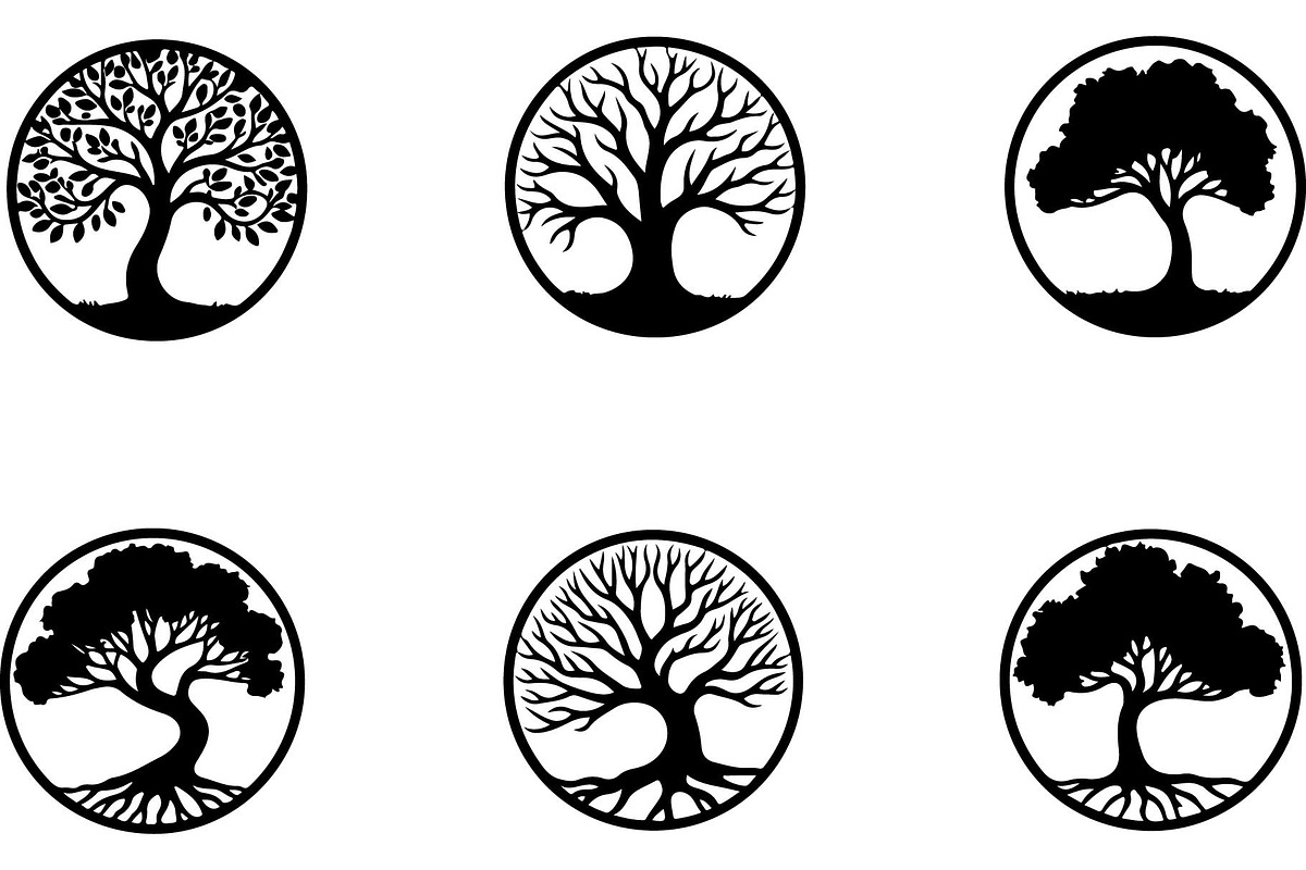 Ancient Tree Spirit Vector Set, an Object Graphic by Creativeshirt (Photo 3 of 5)