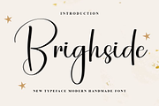 Brighside, a Handwritten Font by FreshTypeINK (Thumbnail 1 of 8)