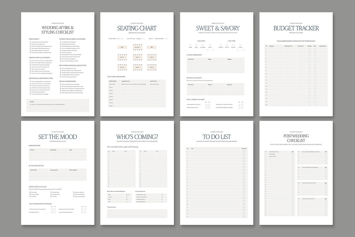 Wedding Checklist Template, a Brochure Template by BrandPacks