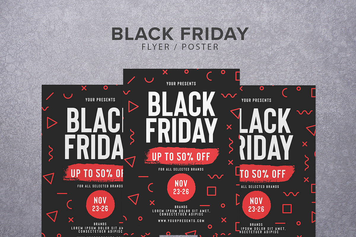 Black Friday Flyer, a Flyer Template by lilyshop (Photo 1 of 2)
