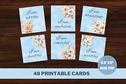 48 Positive Affirmation Cards, a Card Template by SimoDigitalArt (Thumbnail 3 of 6)