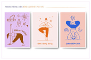 Yoga Time - illustrations & graphics, a Graphic by Marish (Thumbnail 4 of 9)