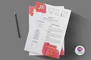 Creative CV template, a Resume Template by Chic templates (Thumbnail 2 of 3)