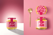 Jam Jar Mockup Bundle, a Cups & Container Mockup by creatsy5 (Thumbnail 37 of 65)