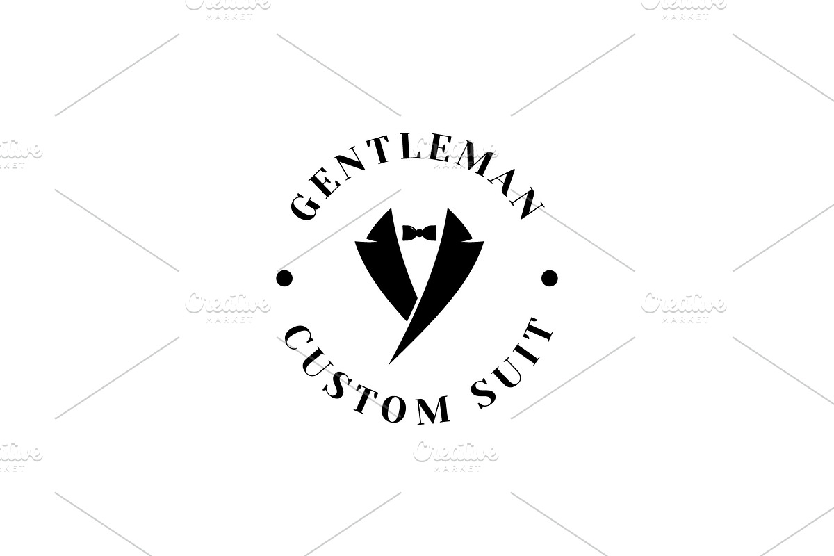 Vintage Tailor Suit Badge Bundle, a Branding & Logo Template by Dyn Studio (Photo 3 of 6)