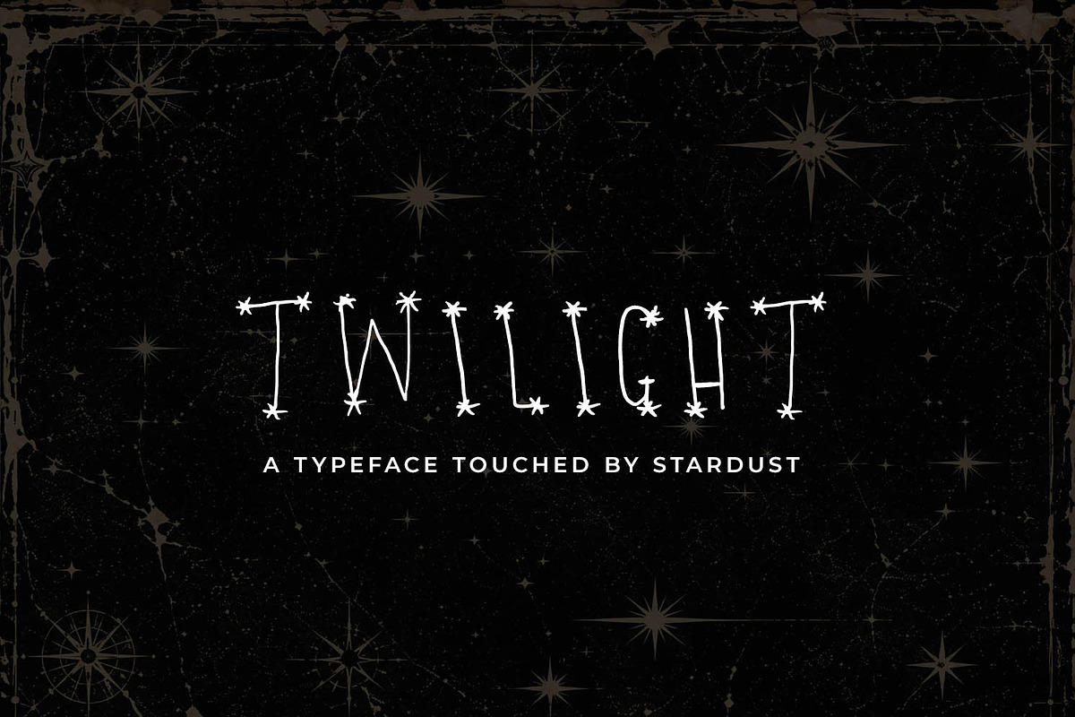 Twilight - Whimsical Hand Drawn Font, a Handwritten Font by Aurum Creative (Photo 1 of 7)