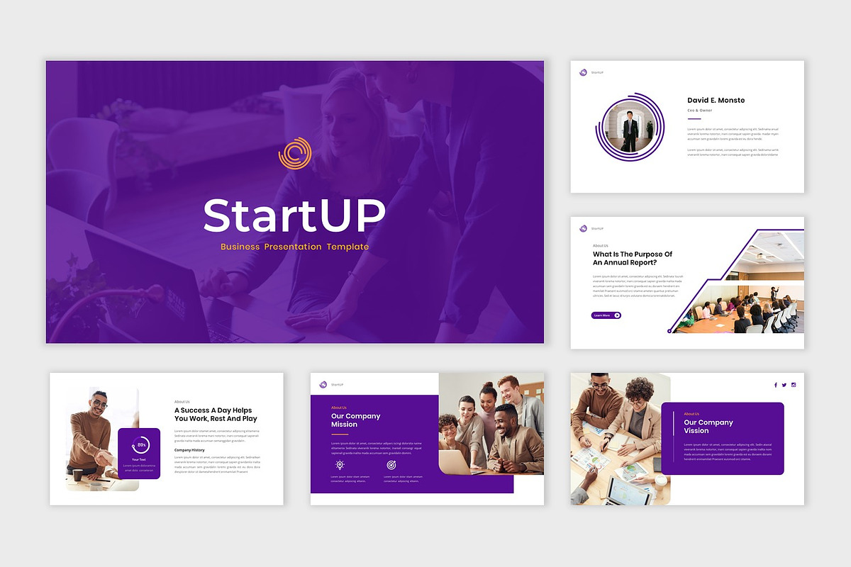 Start Up - Business Google Slides, a Presentation Template by BumbleGraph Studio (Photo 2 of 5)