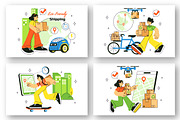10 Eco Friendly Shipping Service, a Person Illustration by denayunebgt (Thumbnail 2 of 4)