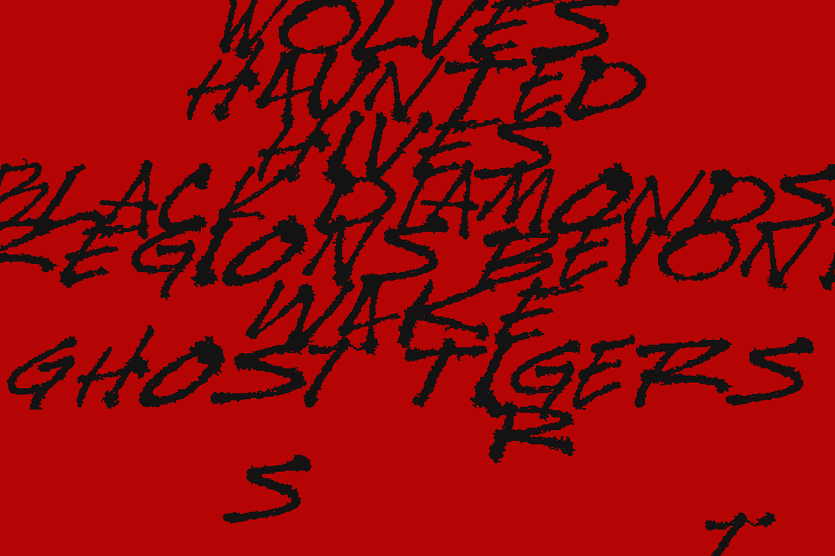 Ink Blot Handwritten Font, a Handwritten Font by EvanEckard (Photo 4 of 5)