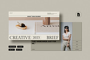Grace Creative Brief - Google Slide, a Presentation Template by Sixtemp (Thumbnail 1 of 7)