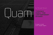 Quam, a Sans Serif Font by Typogama (Thumbnail 1 of 10)