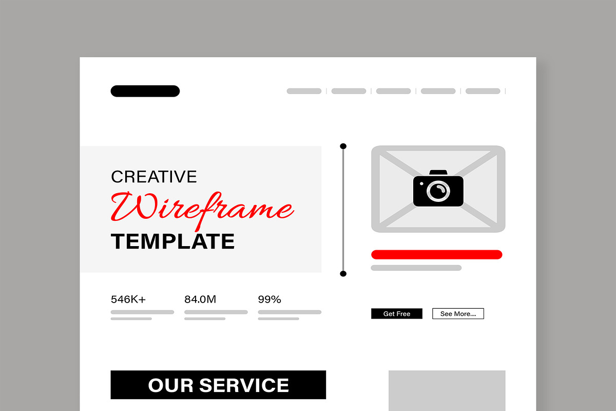 Modern Wireframe for UI UX Designers preview 2