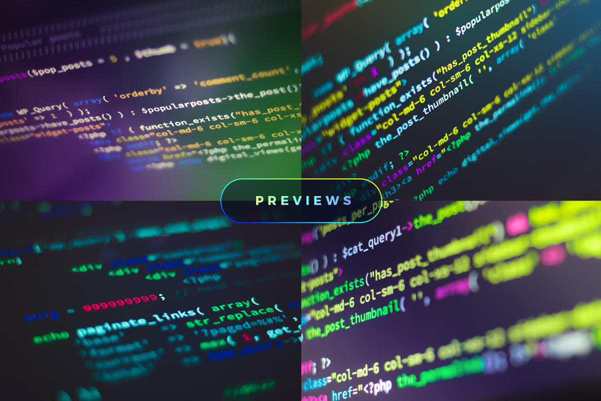 WordPress Code Backgrounds, a Texture Graphic by Vackground