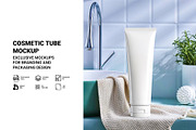 Modern Cosmetic Tube Mockup, a Mockup by AKASH-DESIGNS (Thumbnail 2 of 2)
