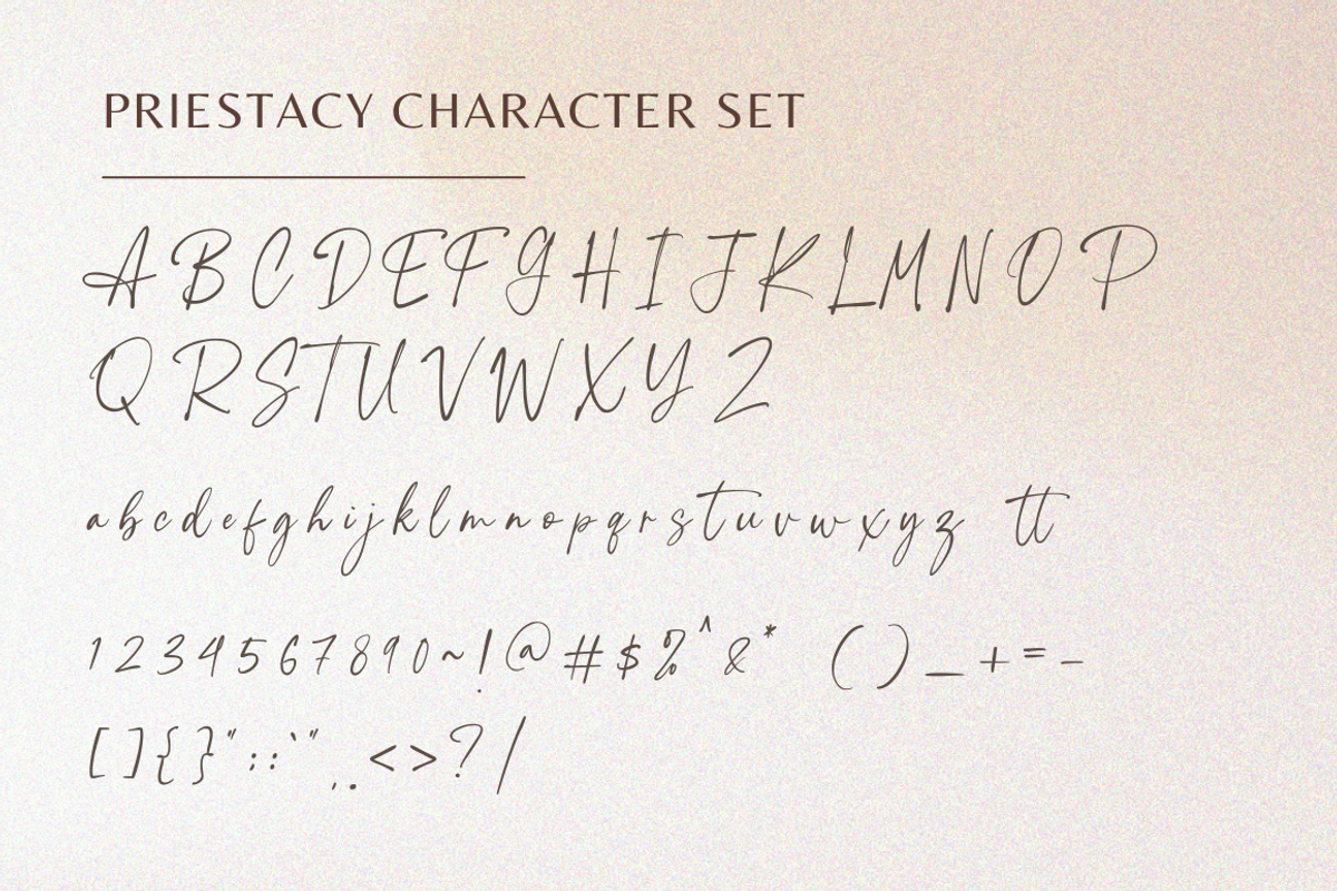 Priestacy // Handlettering Font, a Script Font by Sronstudio (Photo 2 of 23)