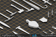 Mega pack items kitbash, an Object 3D Model by MohamedHussien1 (Thumbnail 2 of 8)