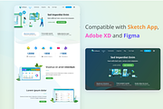 Yufo - App Landing Page SaaS, a Landing Page Template by UInstrument (Thumbnail 2 of 5)