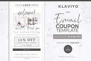 Klaviyo & Canva Coupon | Linen, an Email Template by Thirty One Palms Studio (Thumbnail 1 of 7)