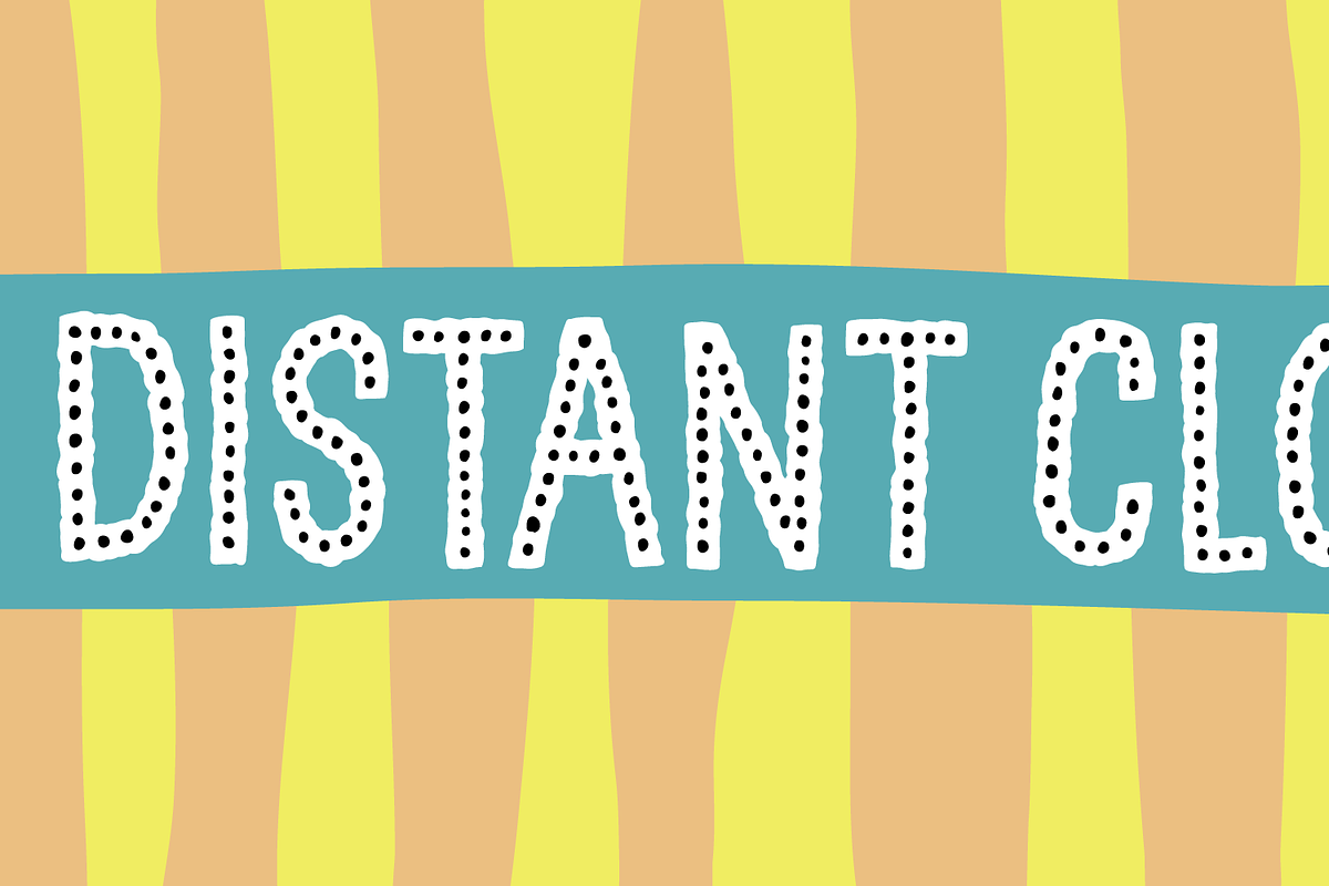 Distant Cloud, a Font by pizzadudedotdk (Photo 1 of 8)