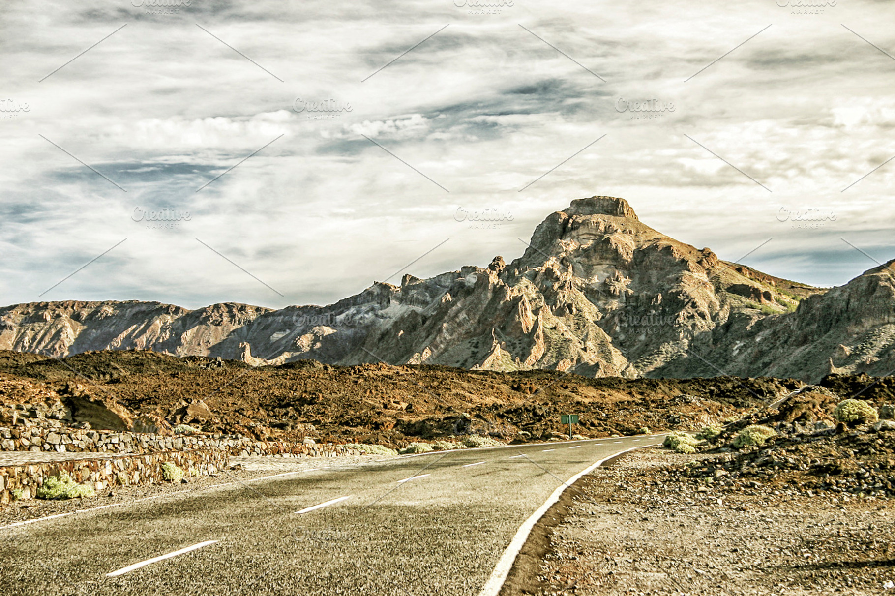 Road On Tenerife Island