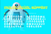 Flazie - Modern Future Font, a Sans Serif Font by Dhabee (Thumbnail 5 of 8)