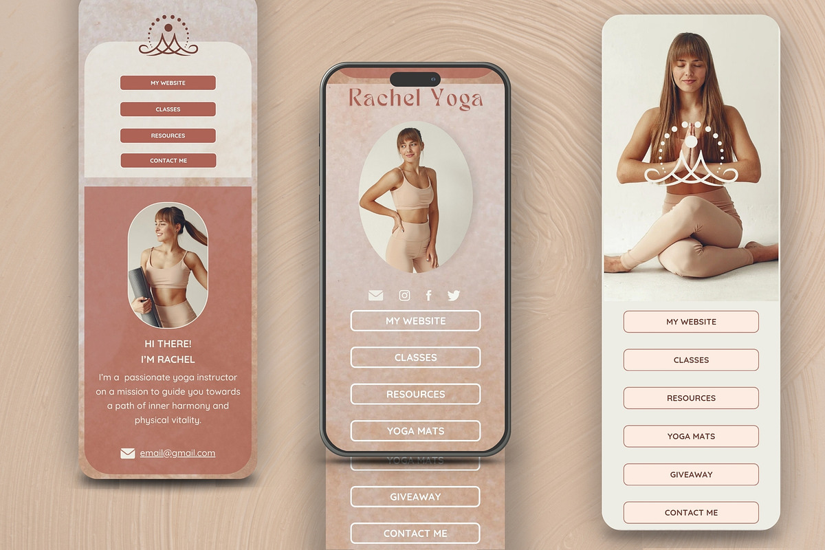 Wellness Links Page - Canva, a Landing Page Template by Unalome Design Studio (Photo 2 of 4)