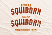 Squiborn - Logo Font, a Font by Letterhend Studio (Thumbnail 5 of 9)