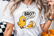 Bro Funny Chicken Egg Chick Poultry, an Illustration by Sublimation Artist (Thumbnail 6 of 9)