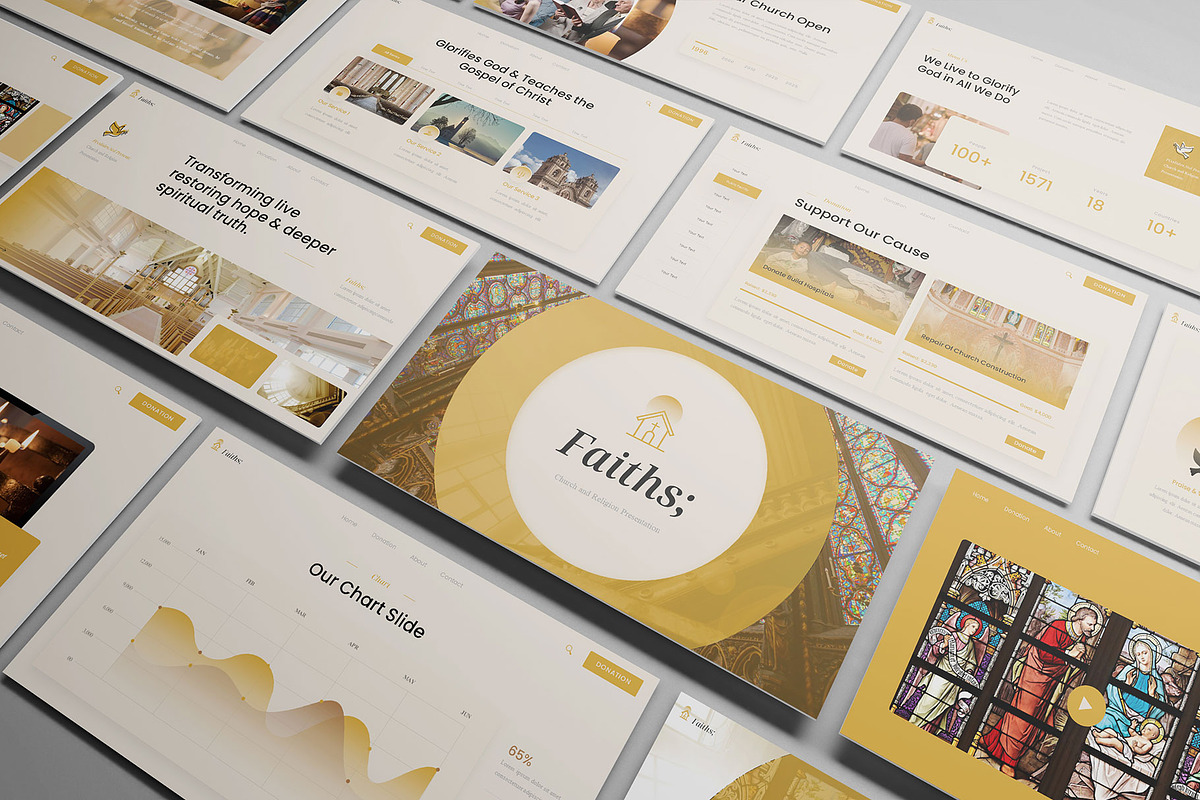 Church & Religion PowerPoint, a Presentation Template by Pixslides (Photo 1 of 6)