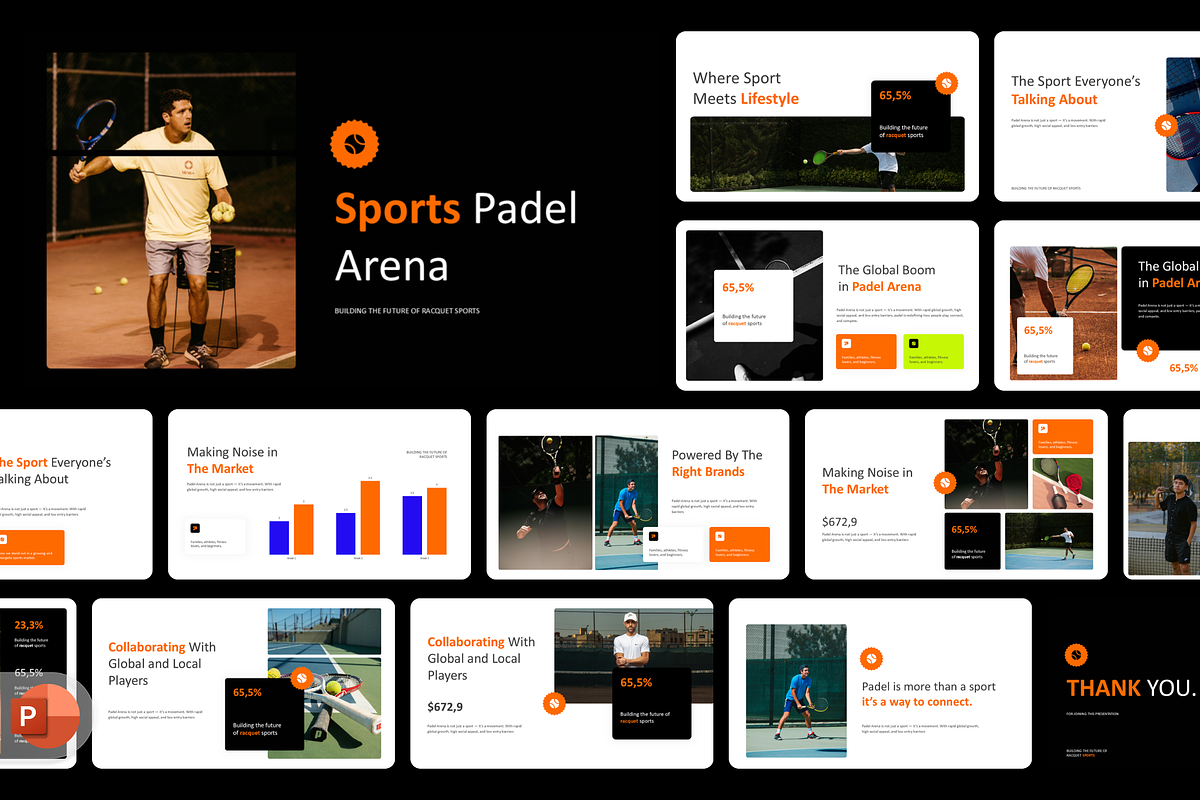 Sports - Padel Tenis Presentation, a Presentation Template by Hammad Arif (Photo 1 of 2)