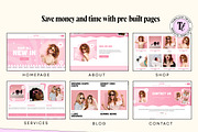 Pink Squarespace 7.1 Template, a Squarespace Template by Template Twist Shop (Thumbnail 8 of 10)