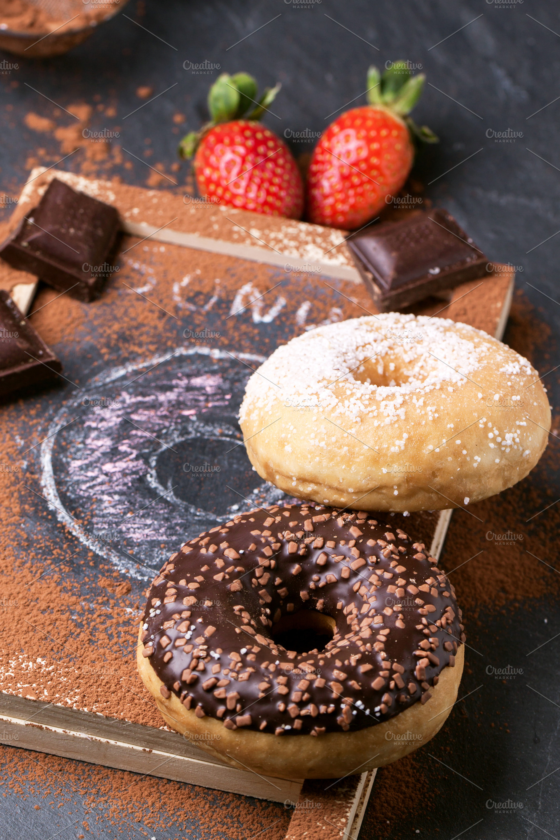 Donuts featuring donut, donuts, and bake