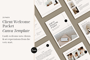 Client Welcome Packet | Onboarding, a Templates & Theme by Tiny Pine Creative (Thumbnail 1 of 13)