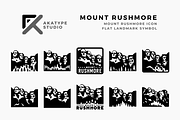 Mount Rushmore Icon Vector, an Icon by Akatype Studio (Thumbnail 1 of 3)