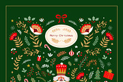 Merry Christmas, a Seasonal Illustration by MoleskoStudio (Thumbnail 12 of 17)