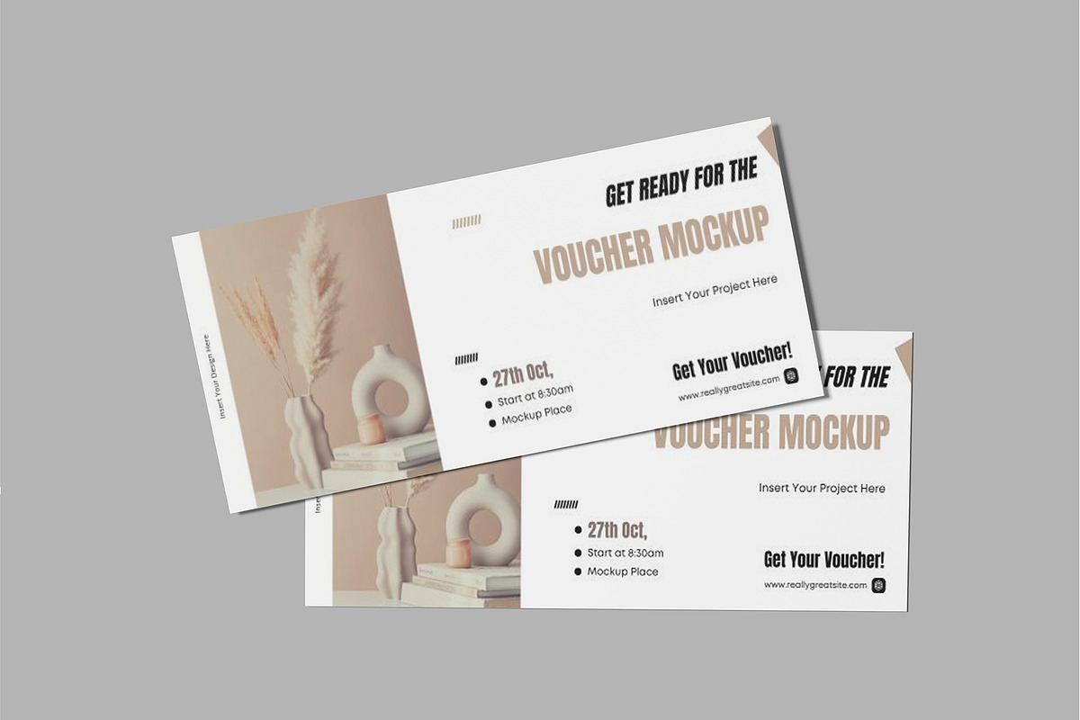 Gift Voucher Mockup, a Print Template by lamorastudio (Photo 11 of 11)