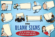 RTRO Blank Signs 1, a Person Illustration by RTRO Stock (Thumbnail 1 of 5)