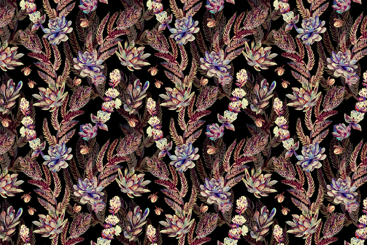 Succulents pattern, a Pattern Graphic by Elizaveta (Photo 6 of 7)