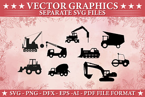 Construction silhouette SVG vector
