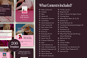 Pink Bold Instagram Canva Templates, a Social Media Template by Warmsoulgallery (Thumbnail 3 of 11)