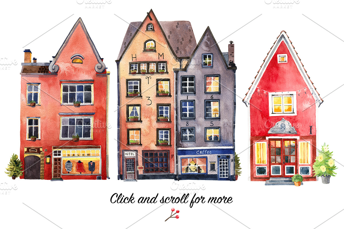 Old town, an Illustration by tony_funart (Photo 2 of 9)