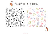 Capybara Halloween Patterns, a Pattern Graphic by Palau (Thumbnail 7 of 9)