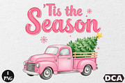 Tis The Season Christmas Car PNG, an Illustration by DreamCafeArt (Thumbnail 1 of 6)