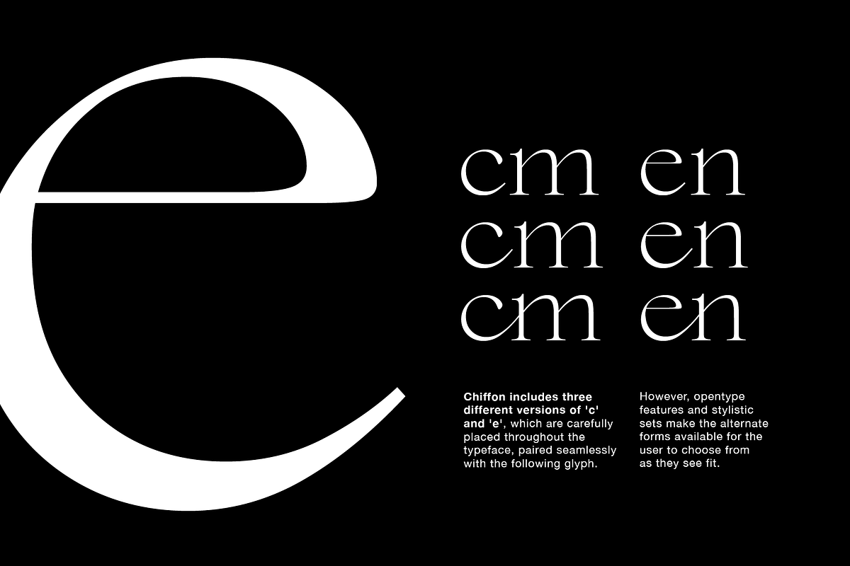 Chiffon - 5 font family, a Serif Font by Silktype (Photo 6 of 6)